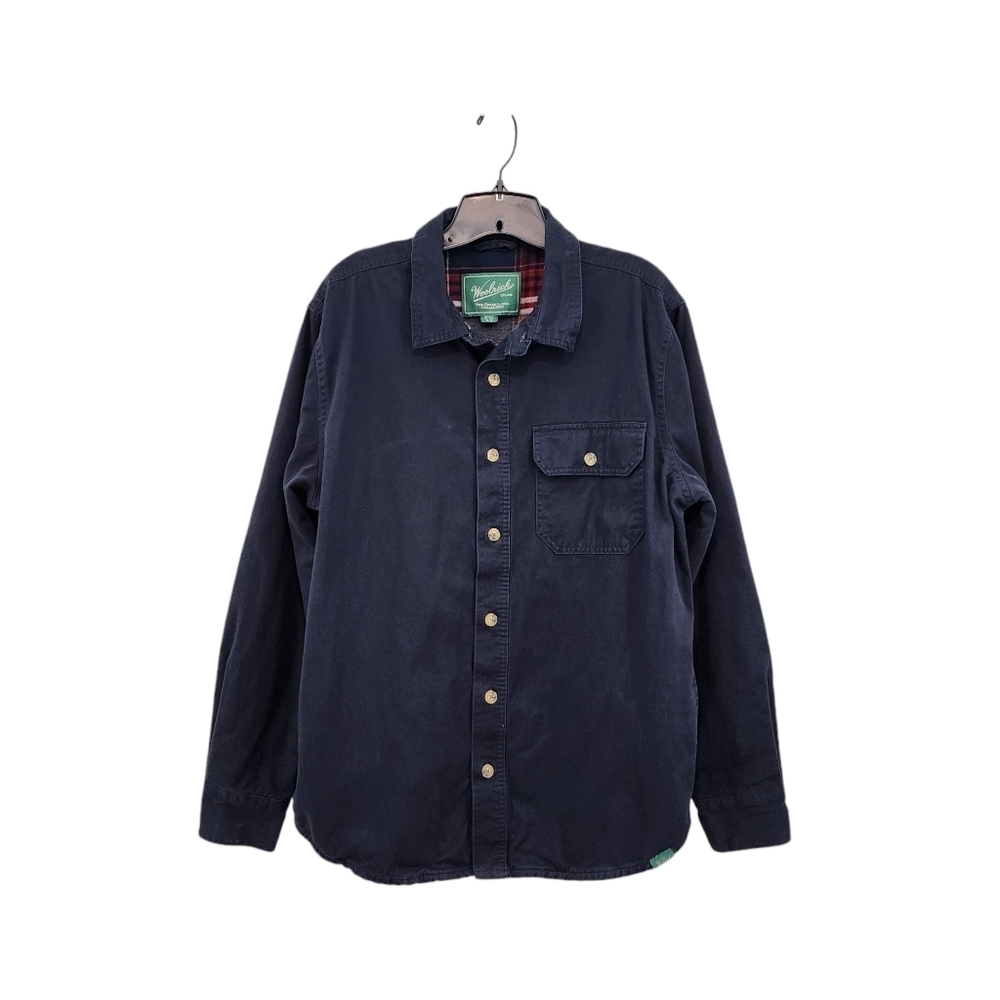 Woolrich Men's 100% Cotton Flannel Lined Shirt Jacket - M